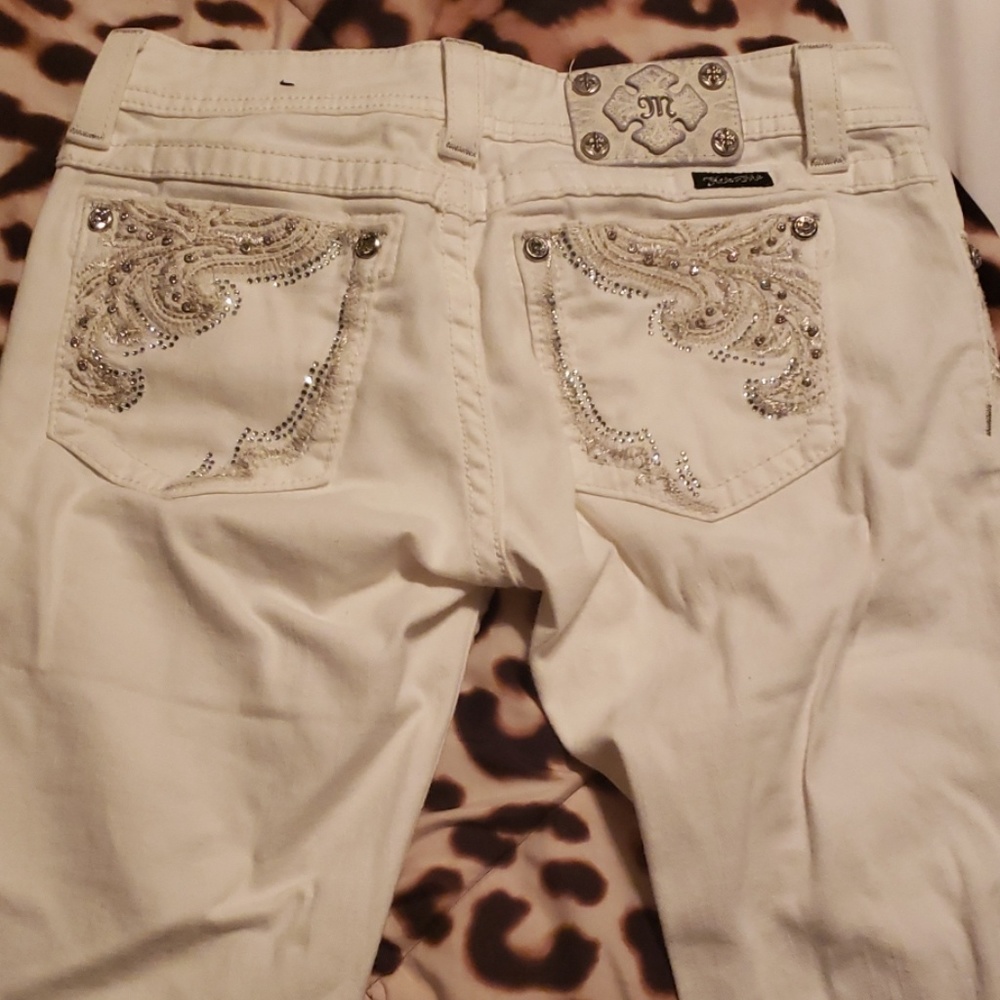 Miss Me Cropped Skinny Jeans Size 28